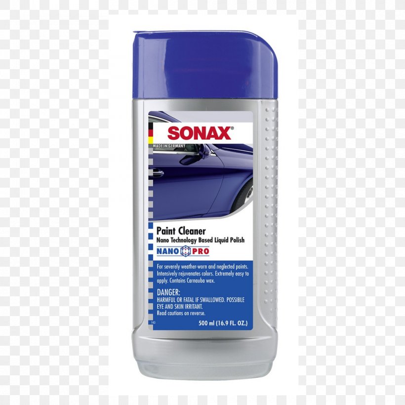 Car Cleaner Sonax Paint Cleaning, PNG, 1000x1000px, Car, Auto Detailing, Automotive Fluid, Car Wash, Carnauba Wax Download Free