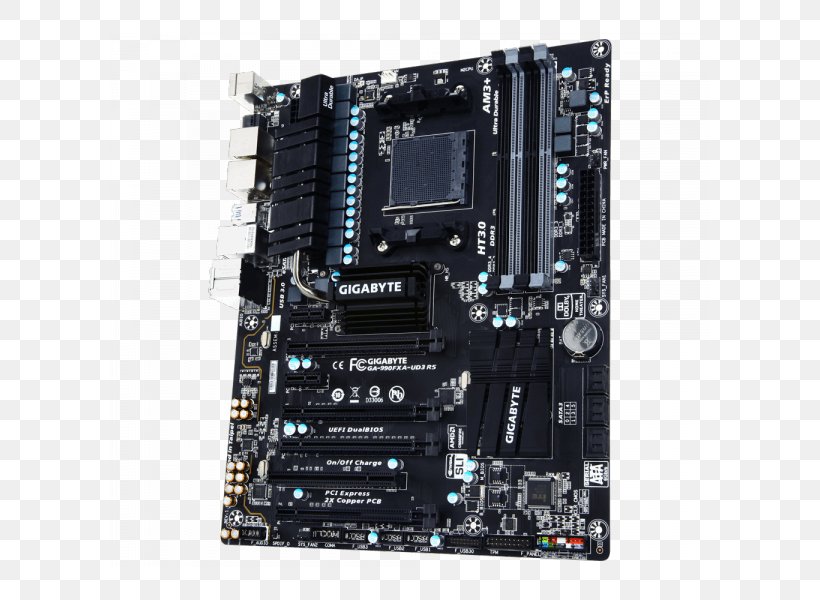 GIGABYTE GA-990FXA-UD3 Socket AM3+ AMD 900 Chipset Series Gigabyte Technology, PNG, 600x600px, Socket Am3, Amd 900 Chipset Series, Amd Fx, Atx, Computer Accessory Download Free