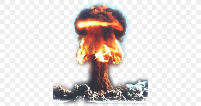Nuclear Explosion Nuclear Weapon Nuclear Power, PNG, 384x436px, Nuclear Explosion, Bomb, Explosion, Fire, Flame Download Free