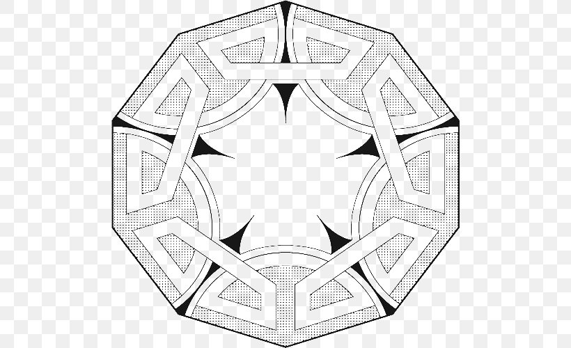 Symmetry Octagon Geometry Clip Art, PNG, 500x500px, Symmetry, Area, Artwork, Base, Black And White Download Free