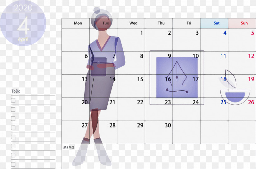 April 2020 Calendar April Calendar 2020 Calendar, PNG, 3000x1982px, 2020 Calendar, April 2020 Calendar, April Calendar, Diagram, Line Download Free