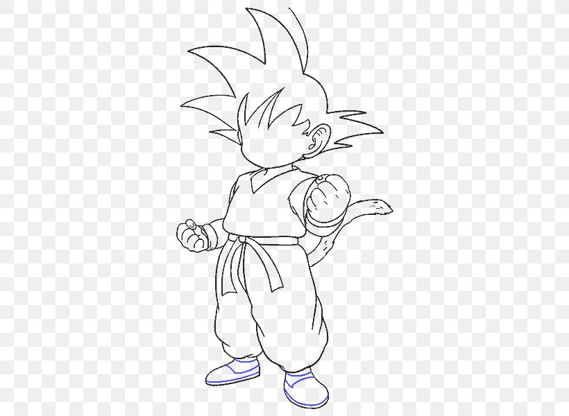 Goku Trunks Drawing Super Saiyan Sketch, PNG, 678x600px, Watercolor, Cartoon, Flower, Frame, Heart Download Free