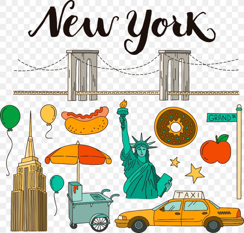 Statue Of Liberty Euclidean Vector Poster, PNG, 976x930px, Statue Of Liberty, Cartoon, Food, New York City, Poster Download Free