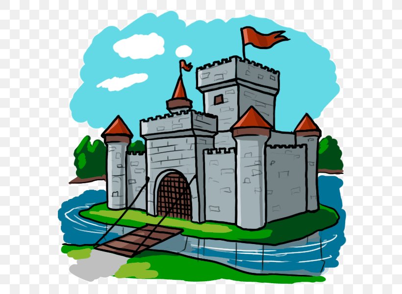 Cartoon Drawing Royalty-free, PNG, 600x600px, Cartoon, Architecture,  Building, Castle, Drawing Download Free