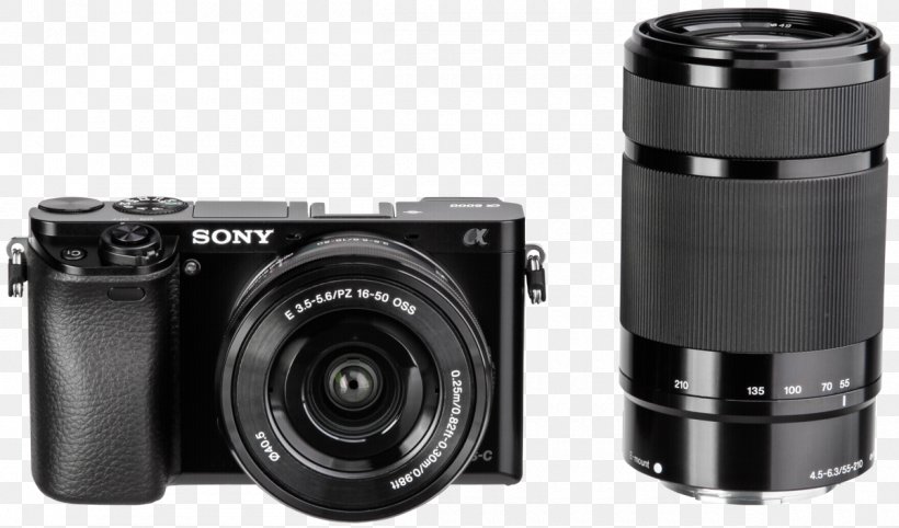 Digital SLR Sony α6000 Camera Lens Mirrorless Interchangeable-lens Camera Canon EOS M50, PNG, 1200x706px, Digital Slr, Black And White, Camera, Camera Accessory, Camera Lens Download Free