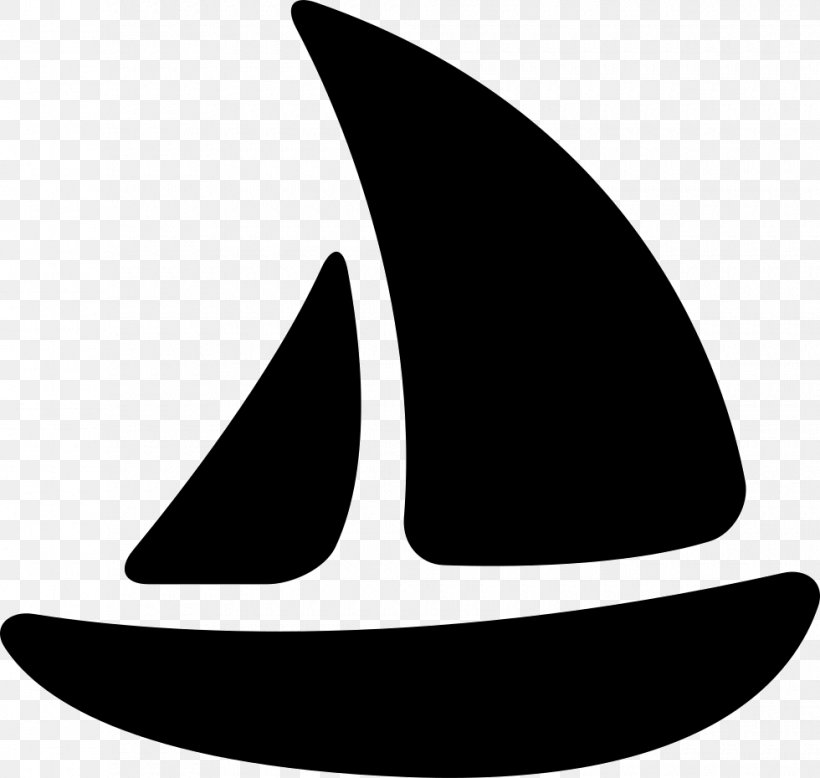 Sailboat Sailing Ship, PNG, 980x930px, Sailboat, Black, Black And White, Boat, Crescent Download Free
