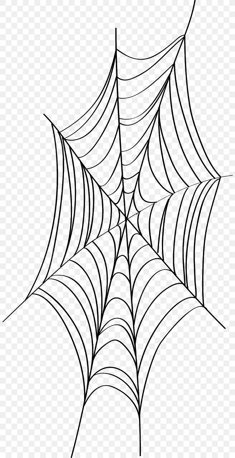 Spider Web Clip Art, PNG, 804x1600px, Spider, Area, Artwork, Black And ...
