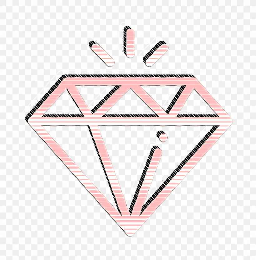 Startup & New Business Icon Diamond Icon, PNG, 1264x1284px, Startup New Business Icon, Diamond Icon, Line, Pink, Triangle Download Free