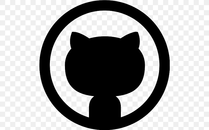 GitHub Icon Design Logo, PNG, 512x512px, Github, Black, Black And White, Carnivoran, Cat Download Free