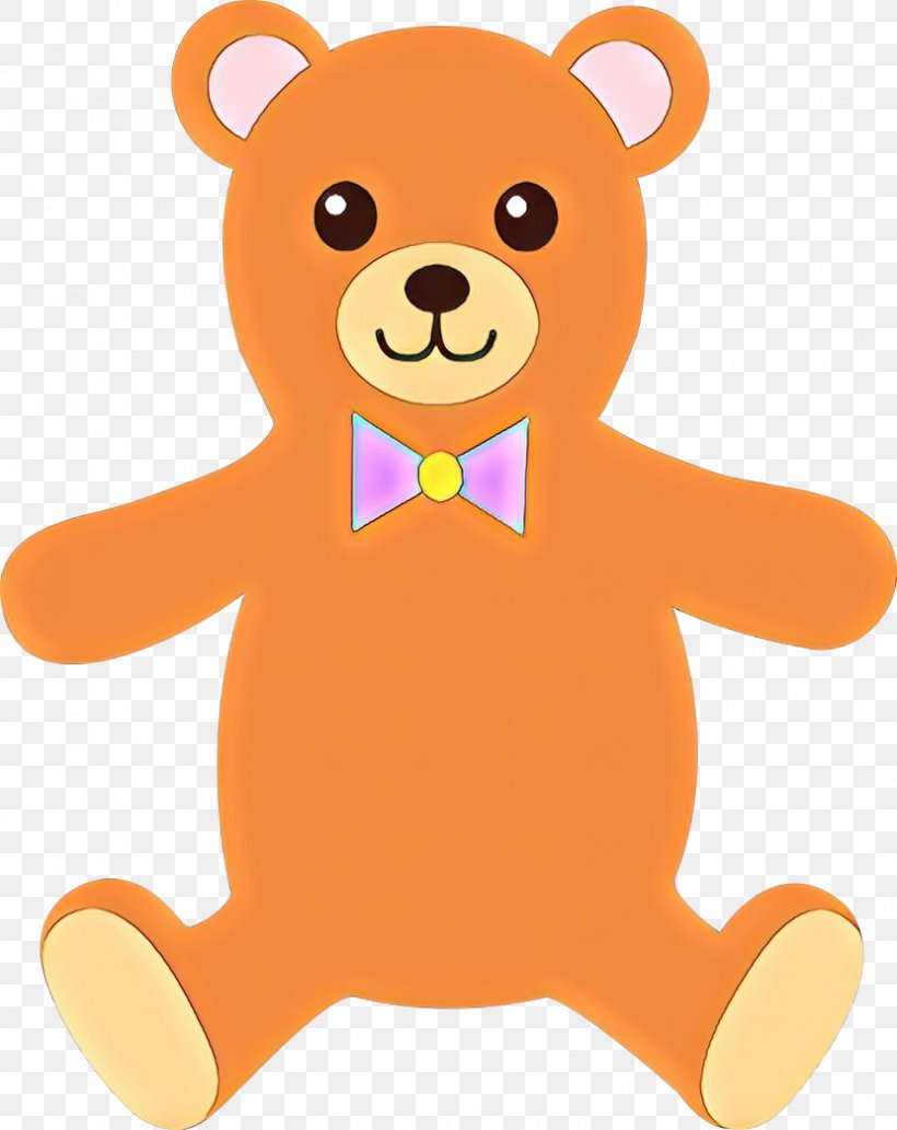 Teddy Bear, PNG, 830x1046px, Cartoon, Animal Figure, Bear, Brown Bear, Orange Download Free