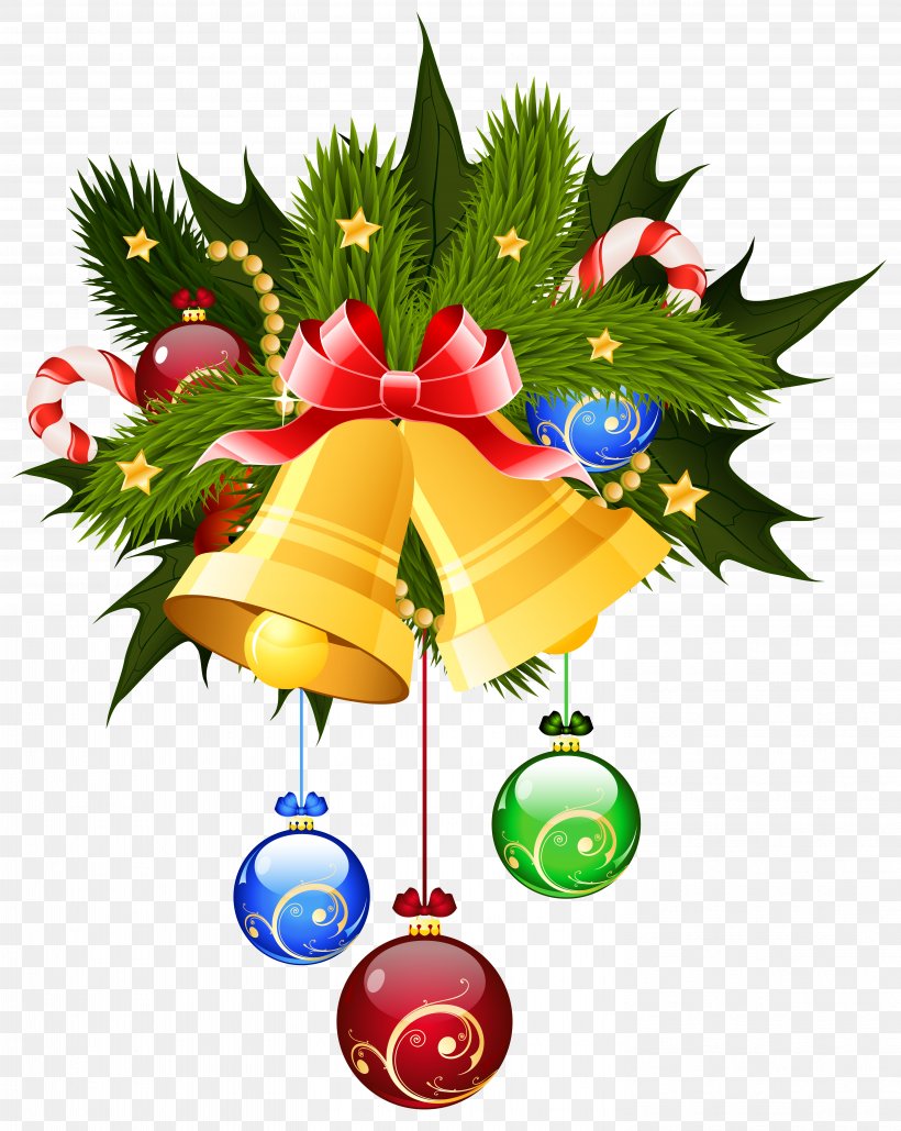 Christmas Ornament Christmas Decoration Clip Art, PNG, 5906x7417px, Christmas, Bell, Candy Cane, Christmas Decoration, Christmas Ornament Download Free