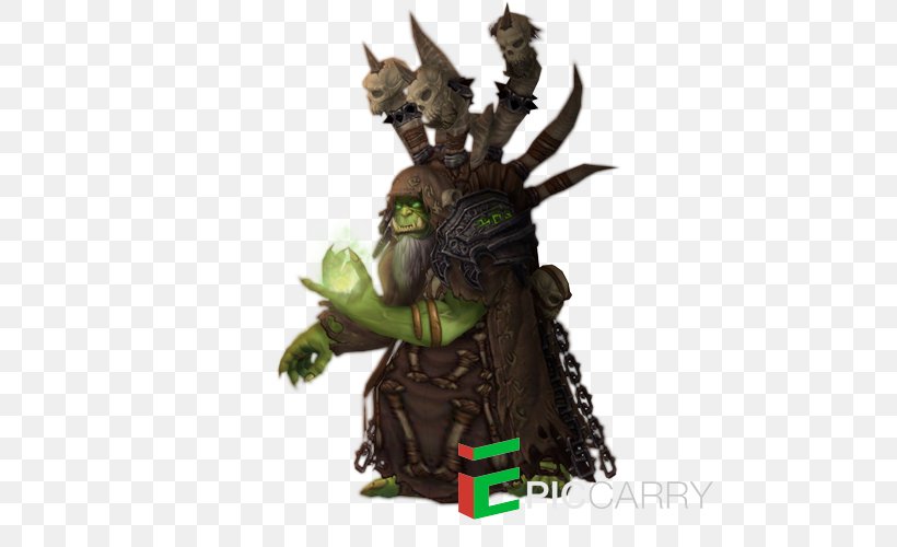 Gul'dan Warlords Of Draenor Raid Blackhand Blizzard Entertainment, PNG, 500x500px, Warlords Of Draenor, Action Figure, Azeroth, Blackhand, Blizzard Entertainment Download Free