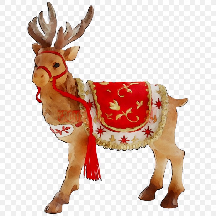 Reindeer Christmas Ornament Christmas Day Figurine, PNG, 990x990px, Reindeer, Animal Figure, Antler, Christmas Day, Christmas Ornament Download Free