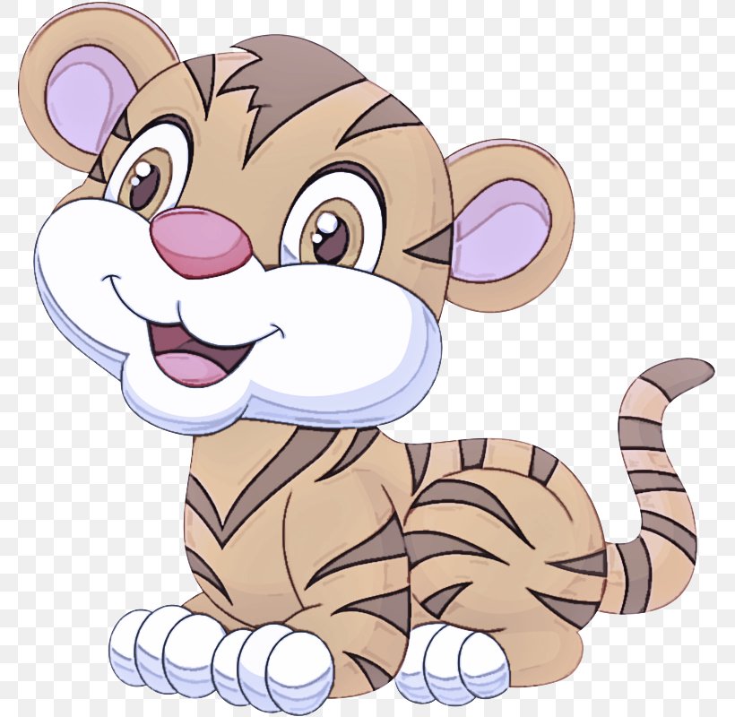 Cartoon Animal Figure Tiger Line Snout, PNG, 780x800px, Cartoon, Animal Figure, Snout, Tail, Tiger Download Free