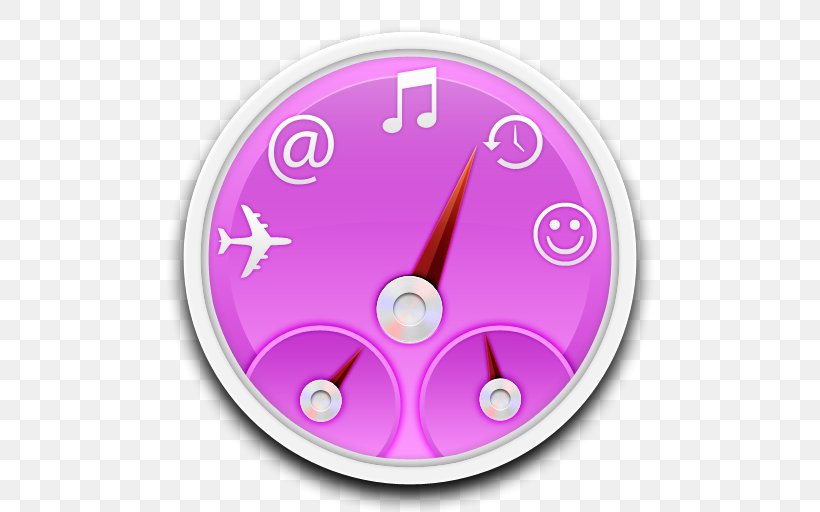 Pink Icon, PNG, 512x512px, Computer Software, Clock, Dashboard, Gauge, Macos Download Free