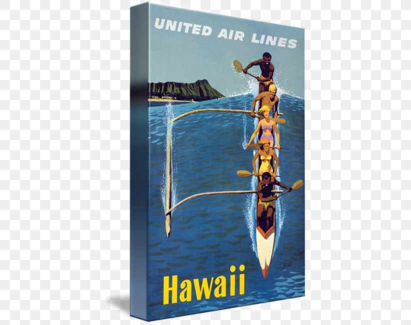 Waikiki Hawaii Poster United Airlines, PNG, 408x650px, Waikiki, Advertising, Airline, Art, Banner Download Free