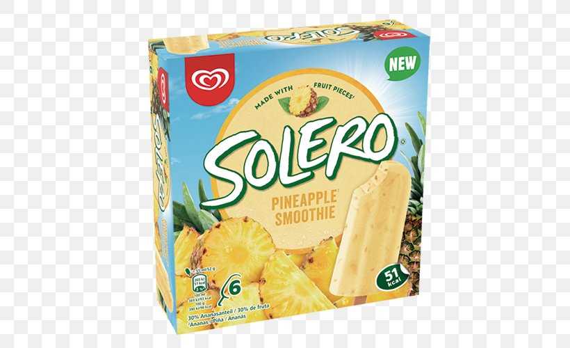 Chocolate Ice Cream Smoothie Pineapple Solero, PNG, 500x500px, Ice Cream, Algida, Ananas, Chocolate Ice Cream, Food Download Free