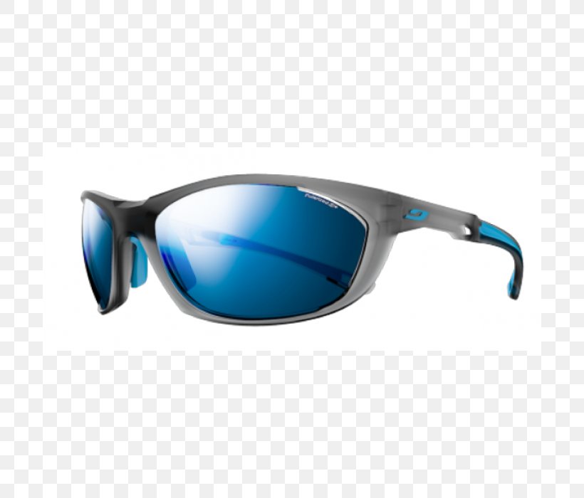 Sunglasses Julbo Blue Polarized Light, PNG, 700x700px, Sunglasses, Aqua, Azure, Black, Blue Download Free
