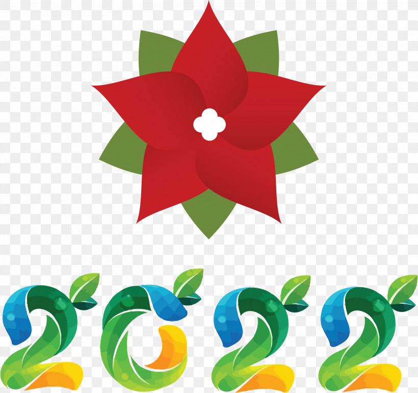 2022 Happy New Year 2022 2022 New Year, PNG, 3000x2821px, Happy New Year, Biology, Leaf, Petal, Plant Download Free