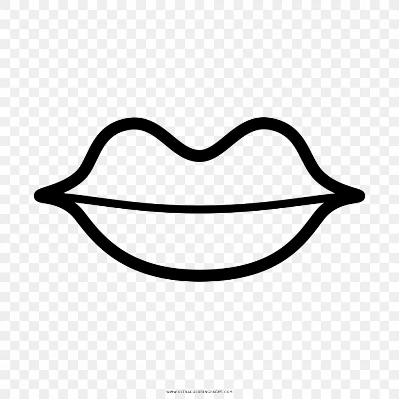 Drawing Coloring Book Smile Lip, PNG, 1000x1000px, Drawing, Black And White, Cartoon, Color, Coloring Book Download Free