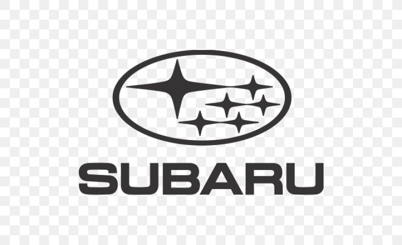 Subaru Corporation Toyota Car Logo, PNG, 500x500px, Subaru, Area, Black And White, Brand, Car Download Free