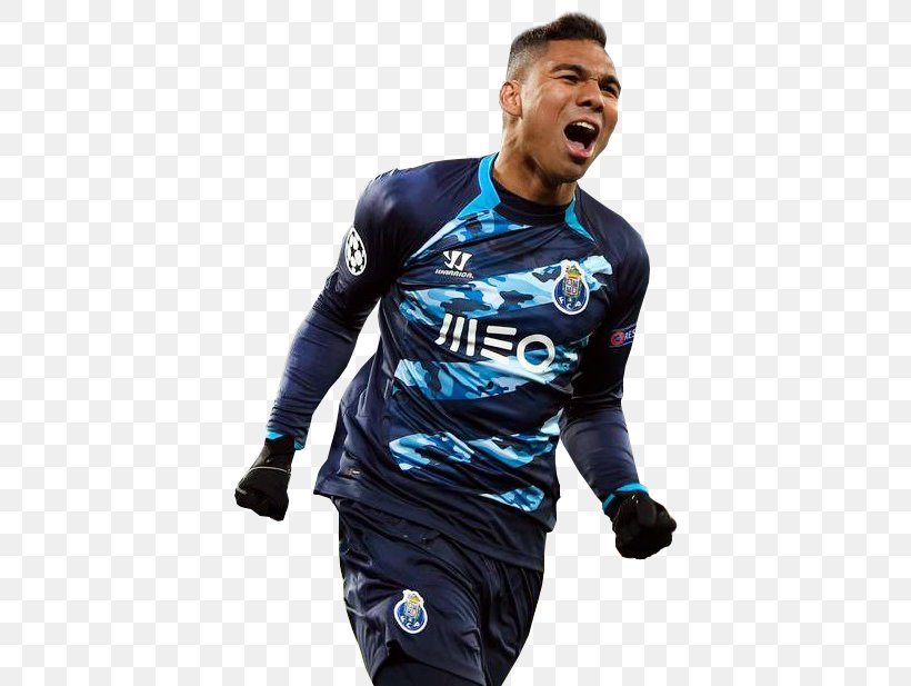 Casemiro T-shirt Team Sport Sleeve, PNG, 426x617px, Casemiro, Blue, Clothing, Dominic Solanke, Electric Blue Download Free