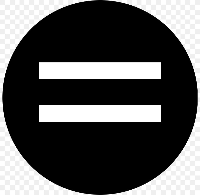 Equals Sign Equality Clip Art, PNG, 800x800px, Equals Sign, Black, Black And White, Blog, Brand Download Free