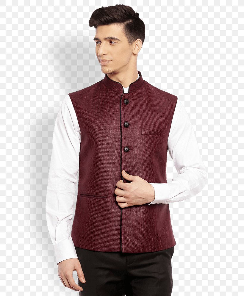Nehru Jacket T-shirt Maroon Sleeve, PNG, 662x995px, Nehru Jacket, Abdomen, Button, Clothing, Coat Download Free