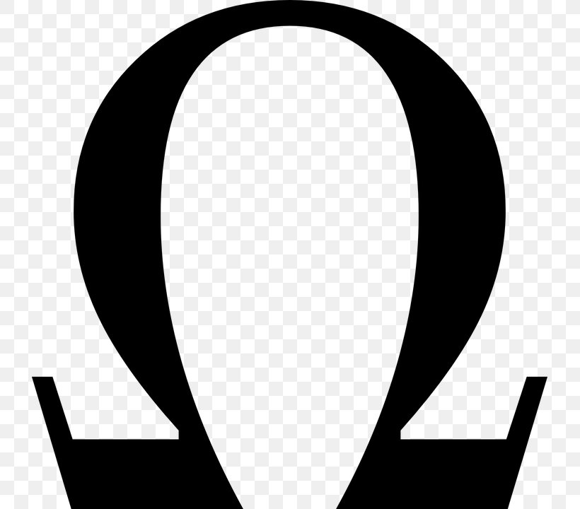 Omega Greek Alphabet Letterlike Symbols, PNG, 729x720px, Omega, Alpha And Omega, Alphabet, Black, Black And White Download Free