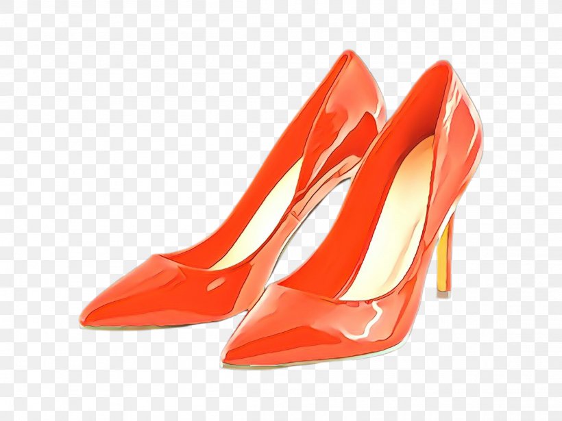 Orange, PNG, 2307x1732px, Footwear, Basic Pump, Court Shoe, High Heels, Orange Download Free