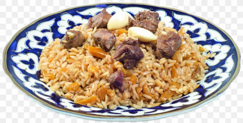 Pilaf Uzbek Cuisine Middle Eastern Cuisine Restaurant Cook, PNG, 1210x614px, Pilaf, Asian Food, Carrot, Commodity, Cook Download Free