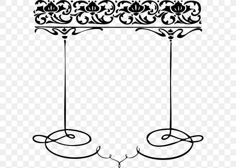 Borders And Frames Picture Frame Film Frame Clip Art, PNG, 594x585px, Borders And Frames, Area, Black And White, Decorative Arts, Film Frame Download Free