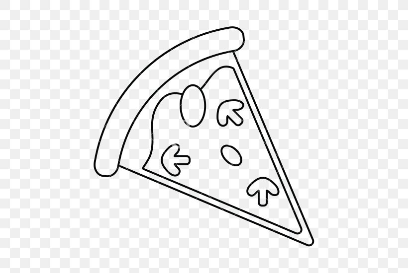 Pizza Italian Cuisine Vector Graphics Clip Art Illustration, PNG, 550x550px, Pizza, Area, Black, Black And White, Cheese Download Free
