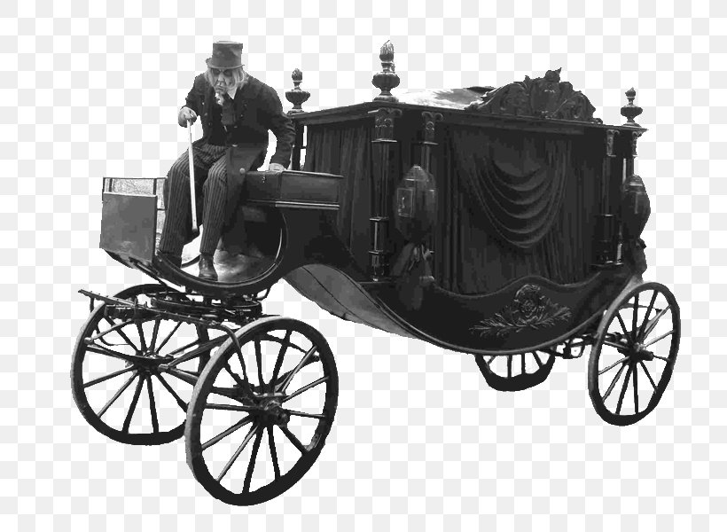 Carriage Hearse Coffee Wagon, PNG, 800x600px, Car, Black And White, Carriage, Cart, Chariot Download Free