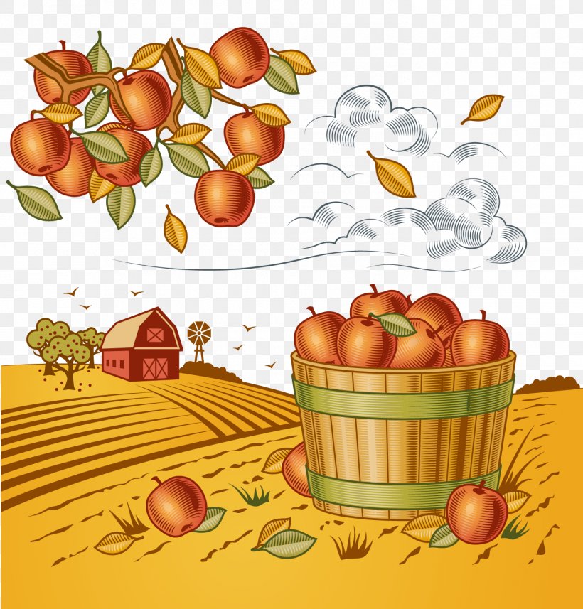 Harvest Royalty-free Clip Art, PNG, 1475x1542px, Harvest, Apple, Art, Autumn, Citrus Download Free