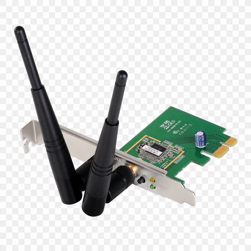 IEEE 802.11 Edimax EW-7612PIn Wireless Network Interface Controller Network Cards & Adapters, PNG, 1000x1000px, Ieee 80211, Adapter, Computer Network, Data Transfer Rate, Edimax Download Free