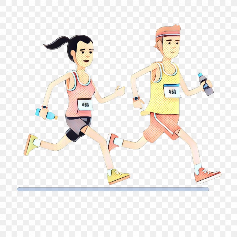 Running Cartoon Recreation Exercise Individual Sports, PNG, 1680x1680px, Pop Art, Athlete, Athletics, Cartoon, Exercise Download Free