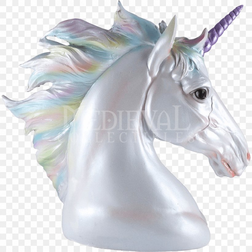 Figurine Bust Unicorn Statue Polyresin, PNG, 850x850px, Figurine, Bust, Collectable, Color, Fictional Character Download Free
