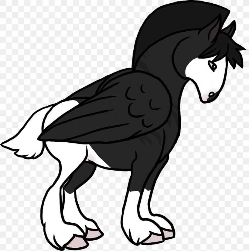 Chicken Beak Horse Legendary Creature Clip Art, PNG, 900x905px, Chicken, Artwork, Beak, Bird, Black And White Download Free