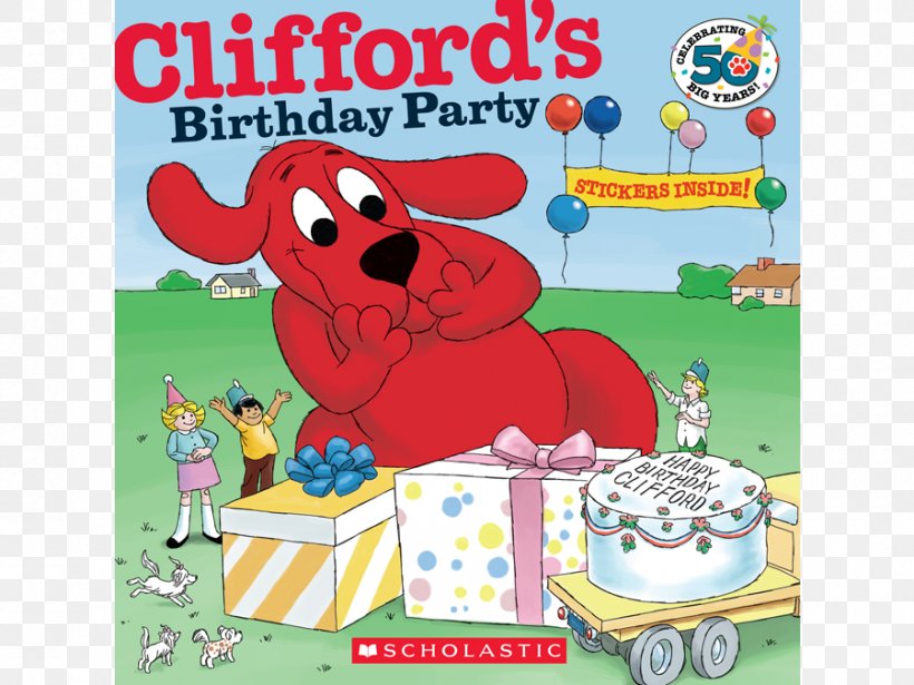 Clifford's Birthday Party Clifford The Big Red Dog Clifford The Firehouse Dog Clifford's Bedtime Clifford Collection, PNG, 900x675px, Clifford The Big Red Dog, Area, Book, Book Discussion Club, Cartoon Download Free