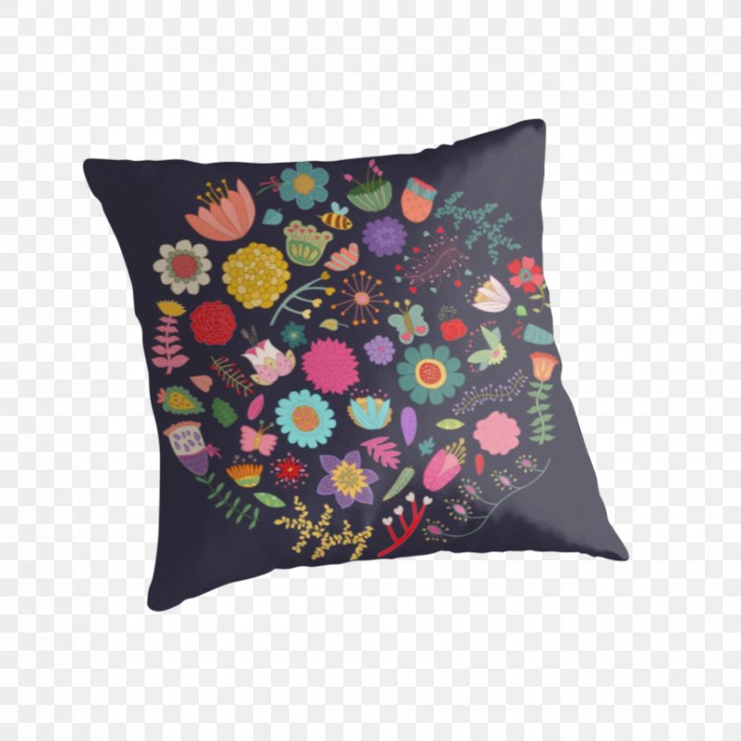 Cushion Throw Pillows Textile Flower, PNG, 875x875px, Cushion, Bag, Floral Design, Flower, Pillow Download Free