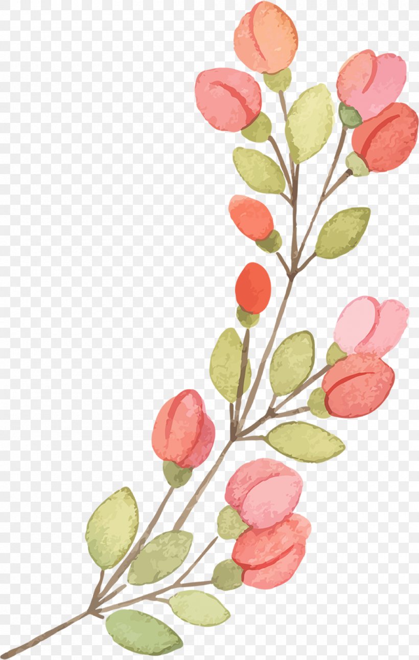 Pink Floral Design Flower, PNG, 1000x1572px, Pink, Blossom, Branch, Color, Designer Download Free