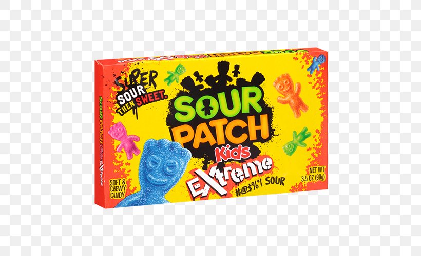 Sour Patch Kids Gummi Candy Chewing Gum Sour Sanding, PNG, 500x500px, Sour, Candy, Chewing Gum, Confectionery Store, Fizz Download Free