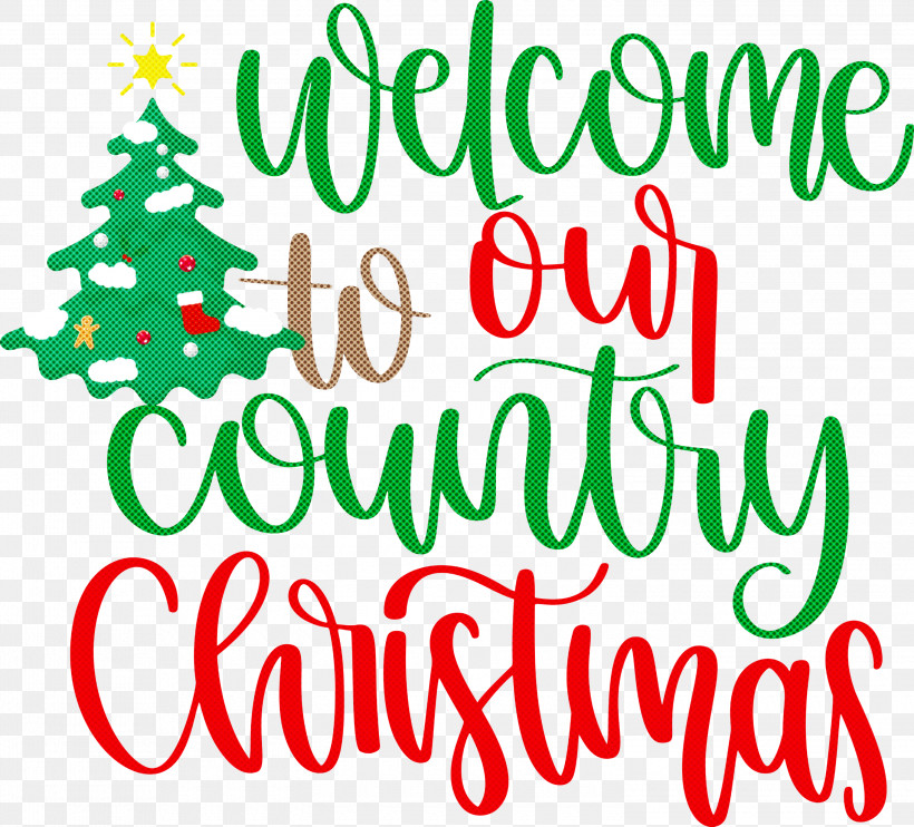 Welcome Christmas, PNG, 3000x2715px, Welcome Christmas, Christmas Day, Christmas Ornament, Christmas Ornament M, Christmas Tree Download Free