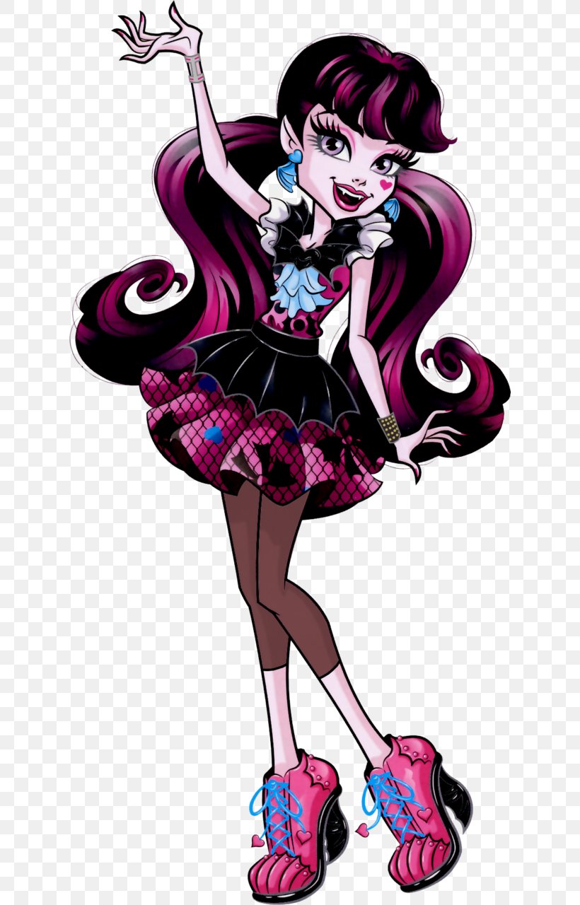 Frankie Stein Monster High Draculaura Doll Monster High Draculaura Doll Ghoul, PNG, 624x1280px, Frankie Stein, Art, Doll, Drawing, Ever After High Download Free