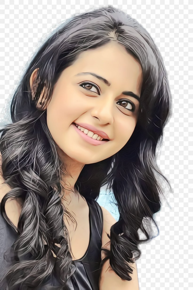 Girl Cartoon, PNG, 1632x2452px, Rakul Preet Singh, Actor, Beauty, Black, Black Hair Download Free