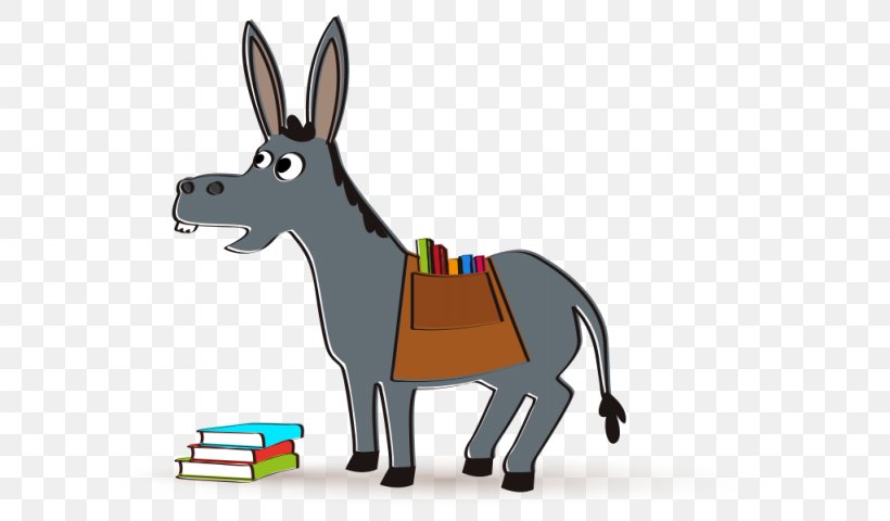 Donkey Horse Child Library Centro De Saúde Os Mallos, PNG, 1024x600px, Donkey, Animal Figure, Book, Child, Horse Download Free