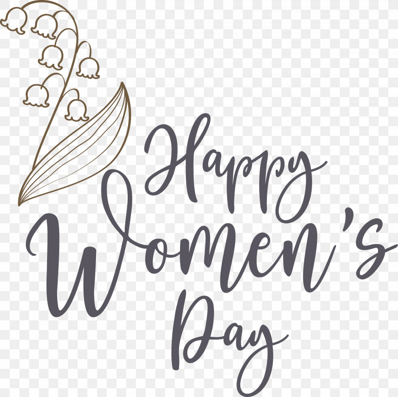 Happy Womens Day International Womens Day Womens Day, PNG, 3000x2993px, Happy Womens Day, Black And White M, Calligraphy, Geometry, Handwriting Download Free