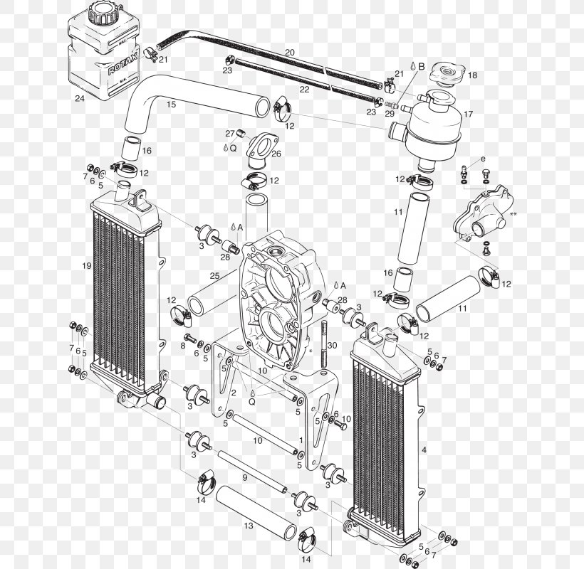 Motor Vehicle Radiators Car Engine Stroke, PNG, 800x800px, Radiator, Auto Part, Black And White, Brprotax Gmbh Co Kg, Car Download Free