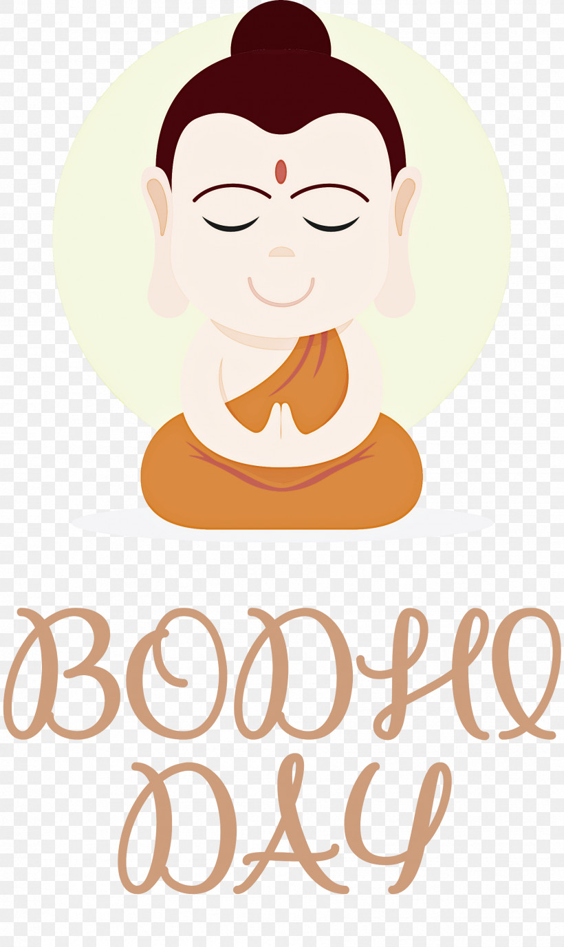 Bodhi Day, PNG, 1787x3000px, Bodhi Day, Cartoon, Character, Happiness, Logo Download Free
